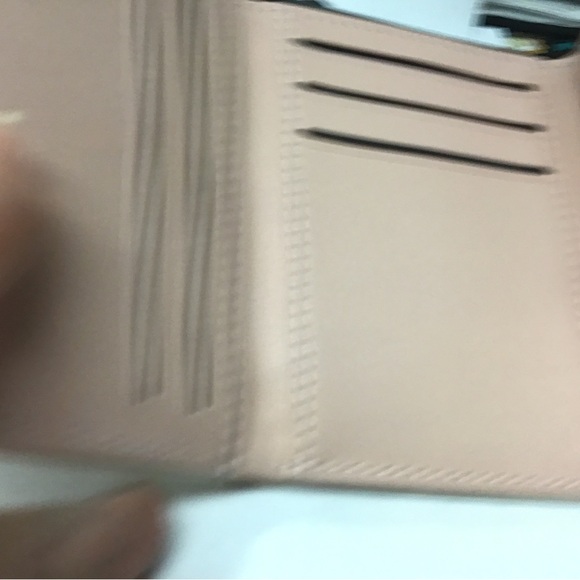 NWT ivory cat small wallet vegan leather - Picture 3 of 4